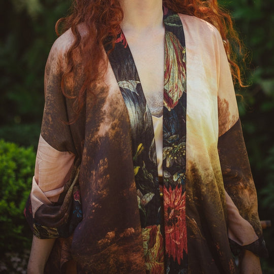 The Artist bamboo kimono cardigan