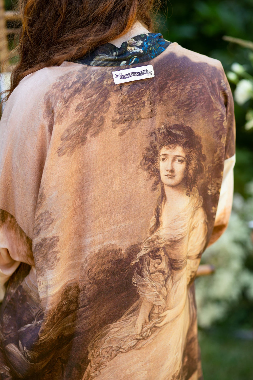 The Artist bamboo kimono cardigan back detail