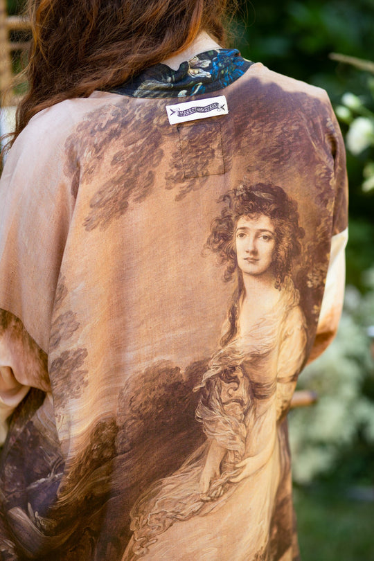 The Artist bamboo kimono cardigan back detail