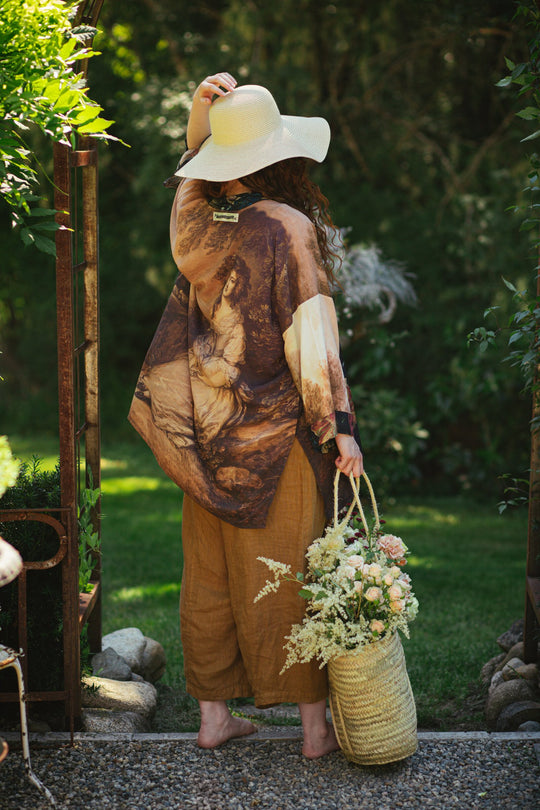 The Artist bamboo kimono cardigan back