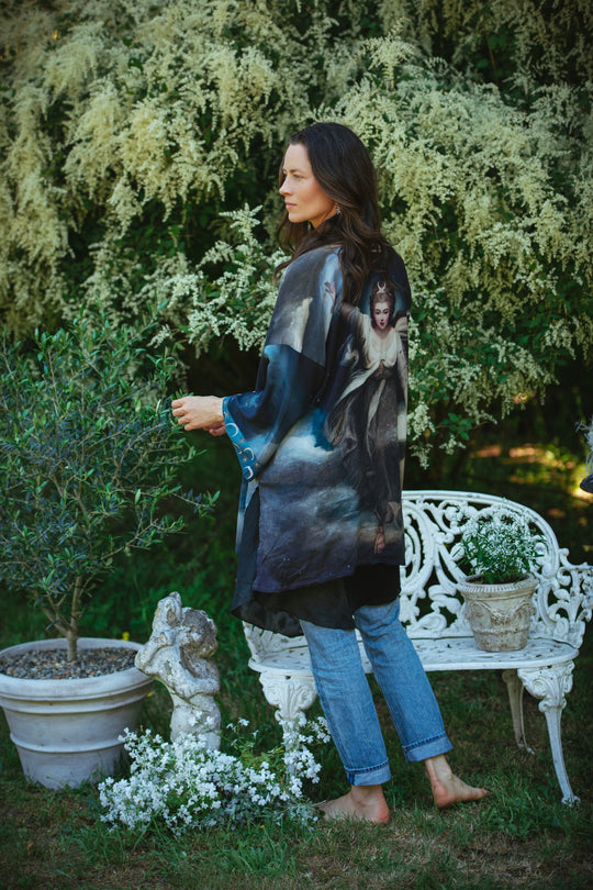 The Dreamer bamboo kimono cardigan back