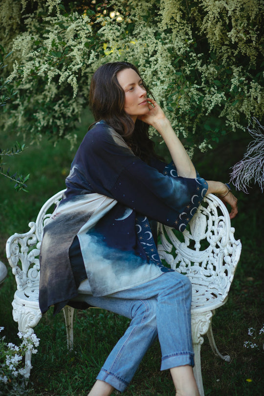 The Dreamer bamboo kimono cardigan side