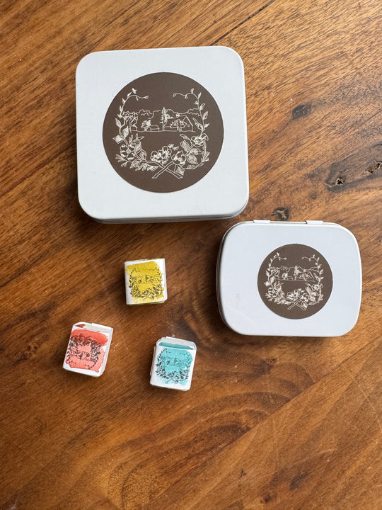 Empty Watercolor Storage Tin