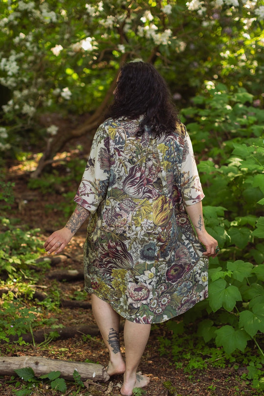 floral print midi dress
