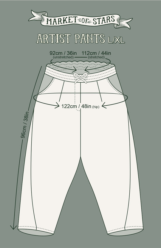 Market of Stars Artist Pant in Still I Rise print
