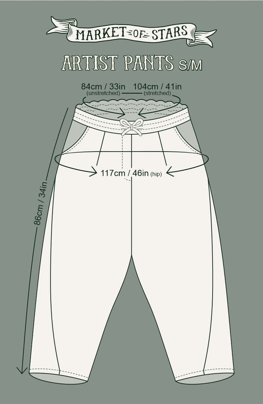 Market of Stars Artist Pant in Still I Rise print