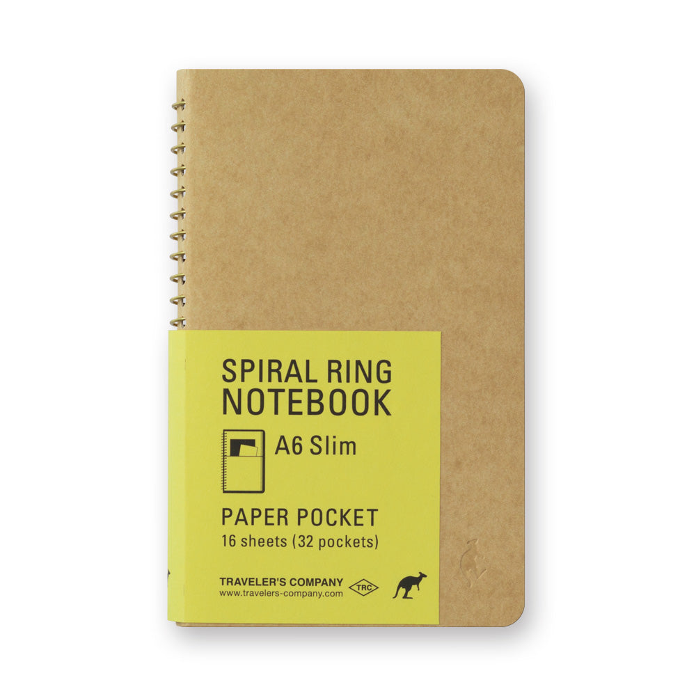 Travelers Pocket Notebook | Blank pocket pages 6" x 3.5"