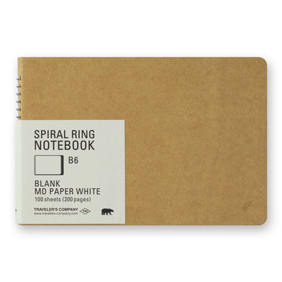 Spiral ring notebook B6
