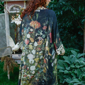 I Dream in Flowers Opera Bamboo Silk Robe