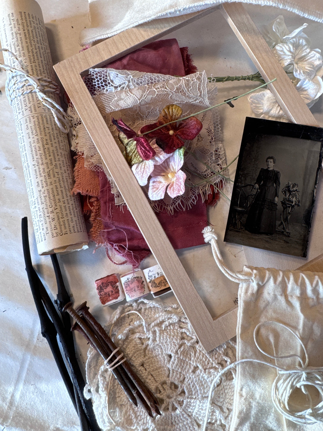 Reimagining the past artist's kit rose