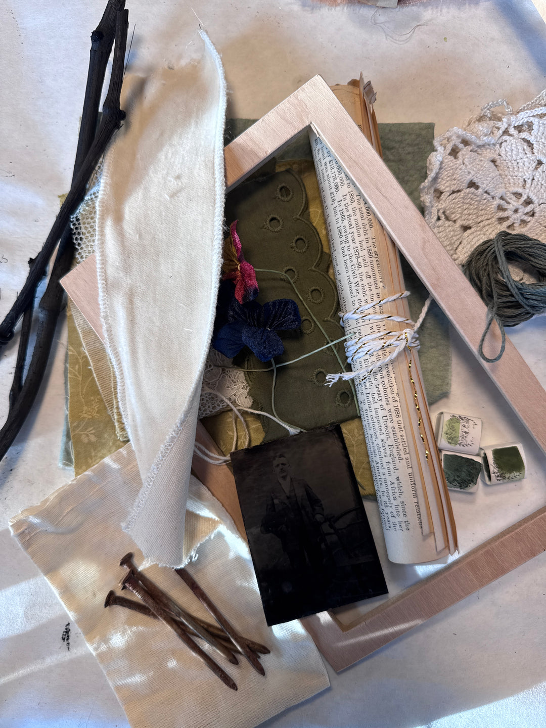 Reimagining the past artist's kit green