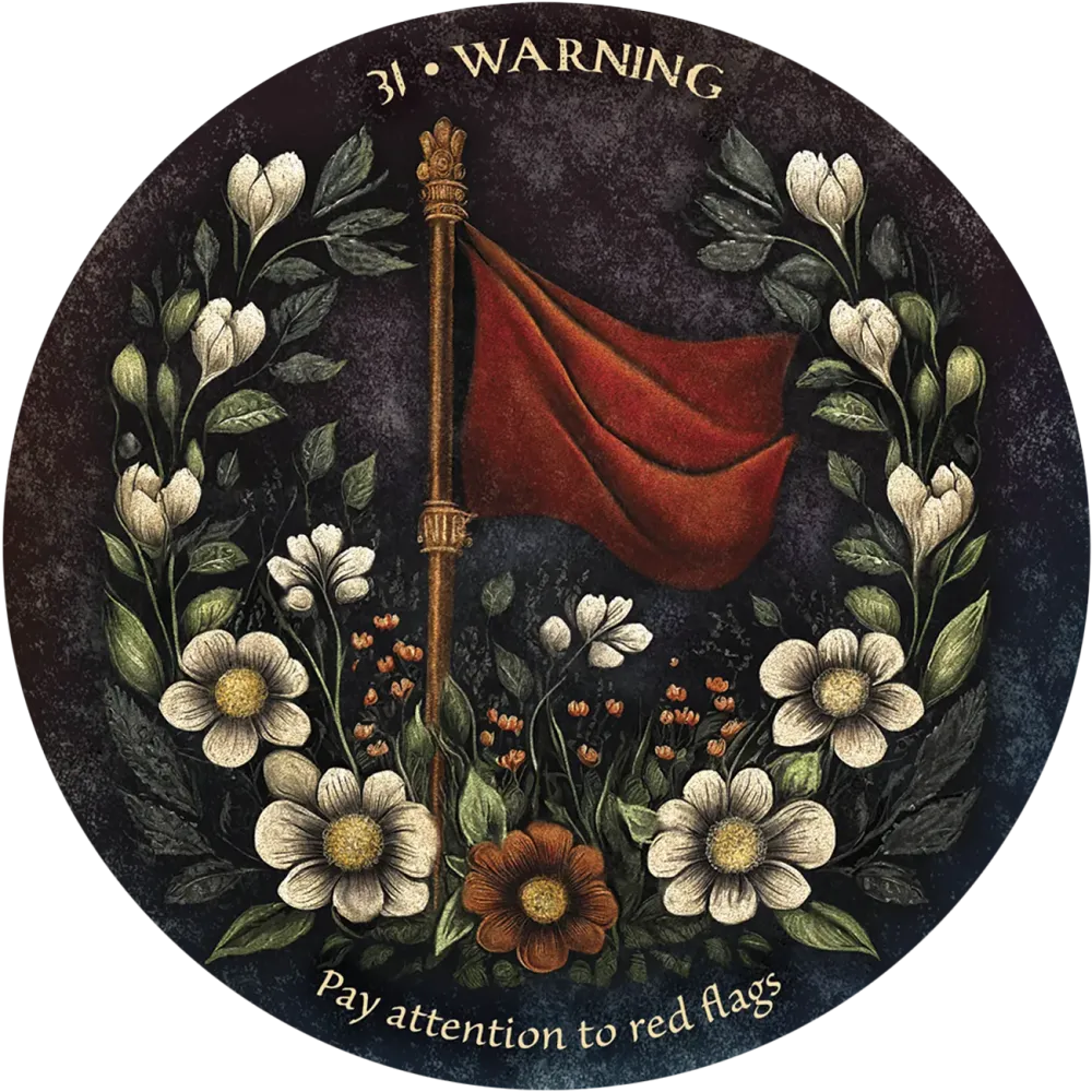 Arcana Folia Oracle Deck | warning