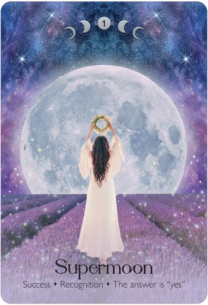 lunar magic oracle tarot deck | supermoon
