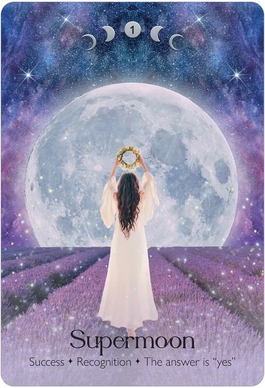 lunar magic oracle tarot deck | supermoon