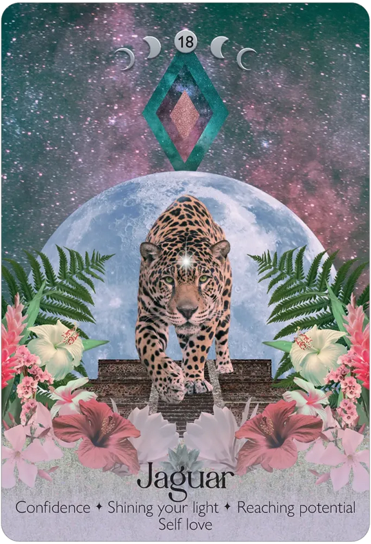 lunar magic oracle tarot deck | jaguar
