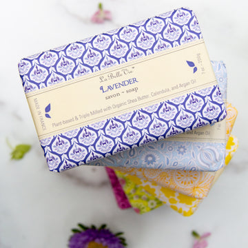 Luxury Lavender La Belle Vie Bar Soap