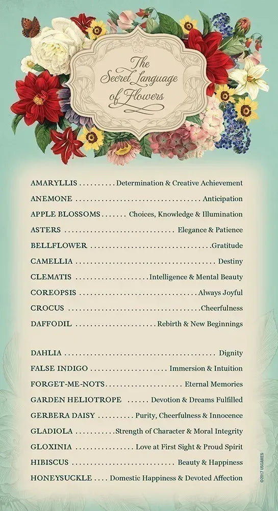 botanical inspirations deck chart