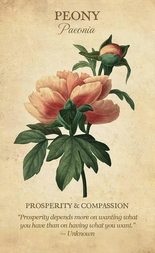 botanical inspirations peony