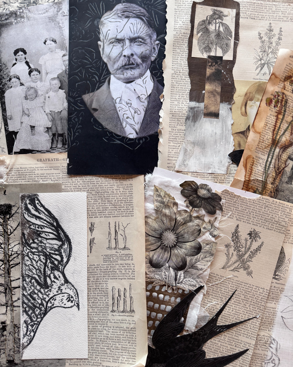 Reimagining the past online course example artwork