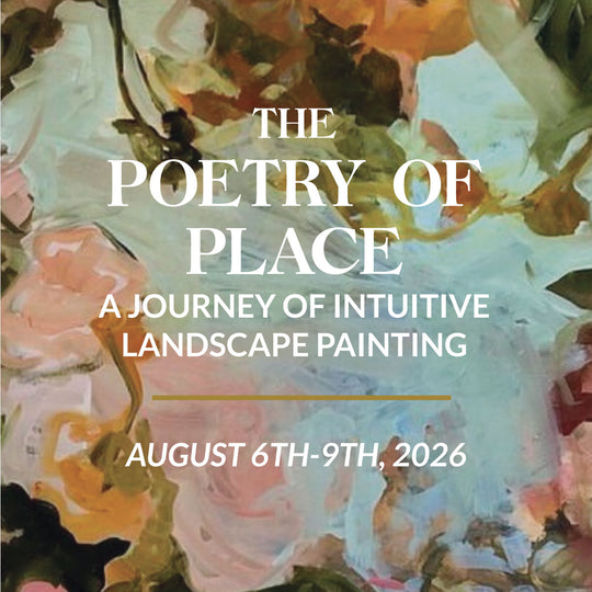 The poetry of place landscape painting workshop title page