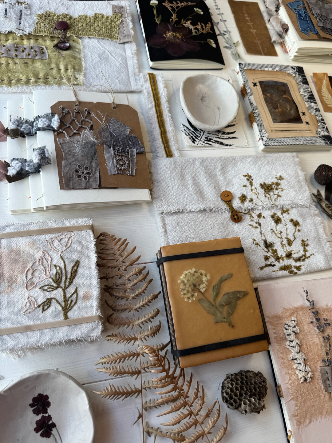 Curated Treasures art workshop examples