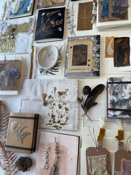 Curated Treasures art workshop examples