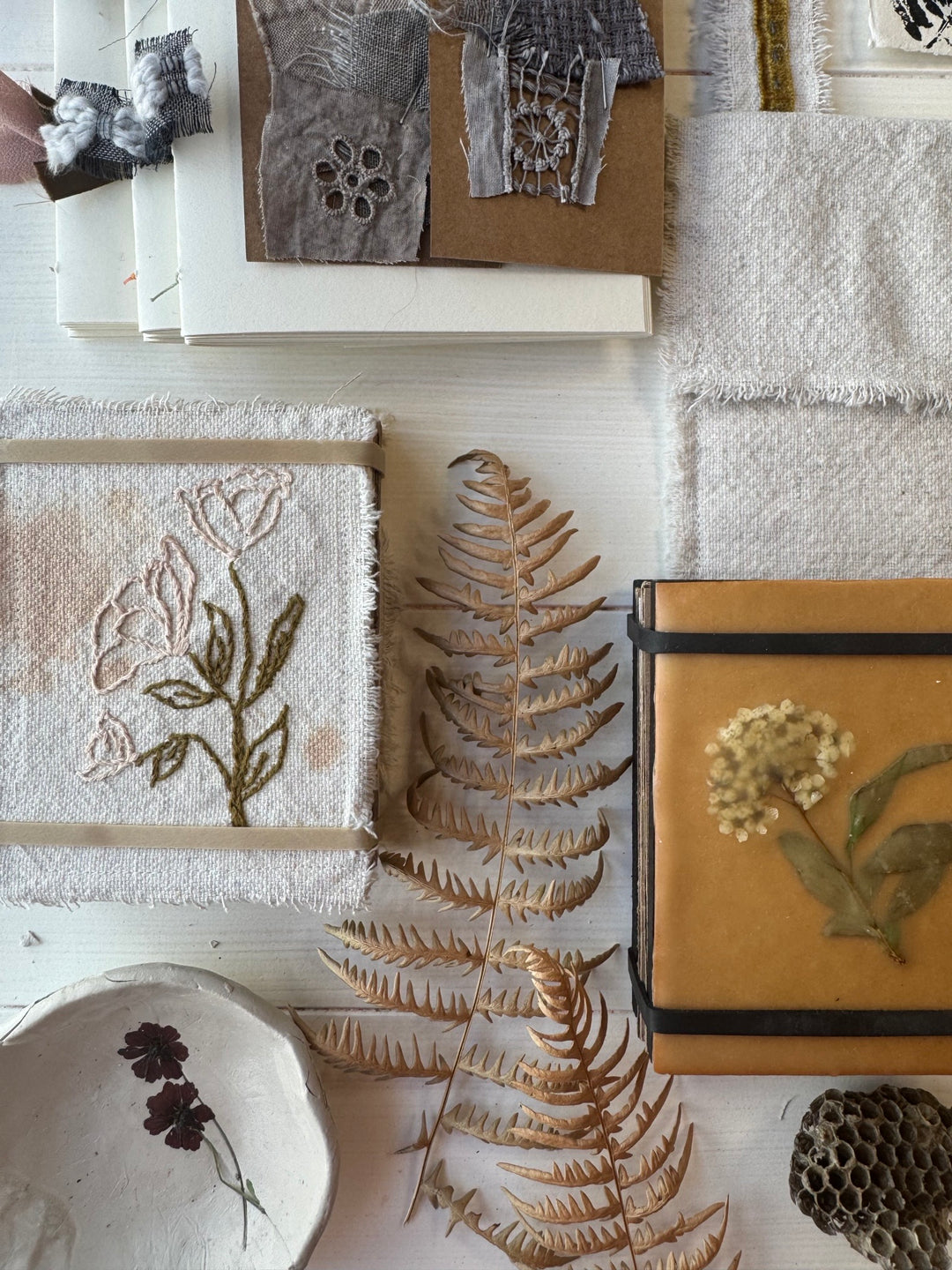 Curated Treasures art workshop examples