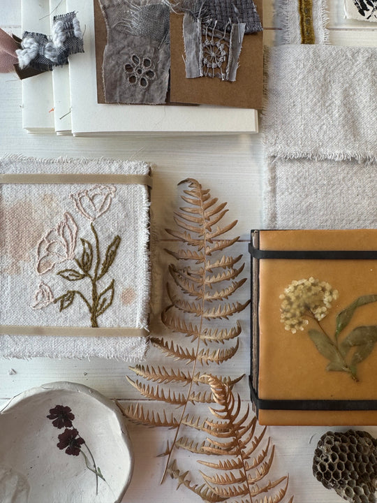 Curated Treasures art workshop examples