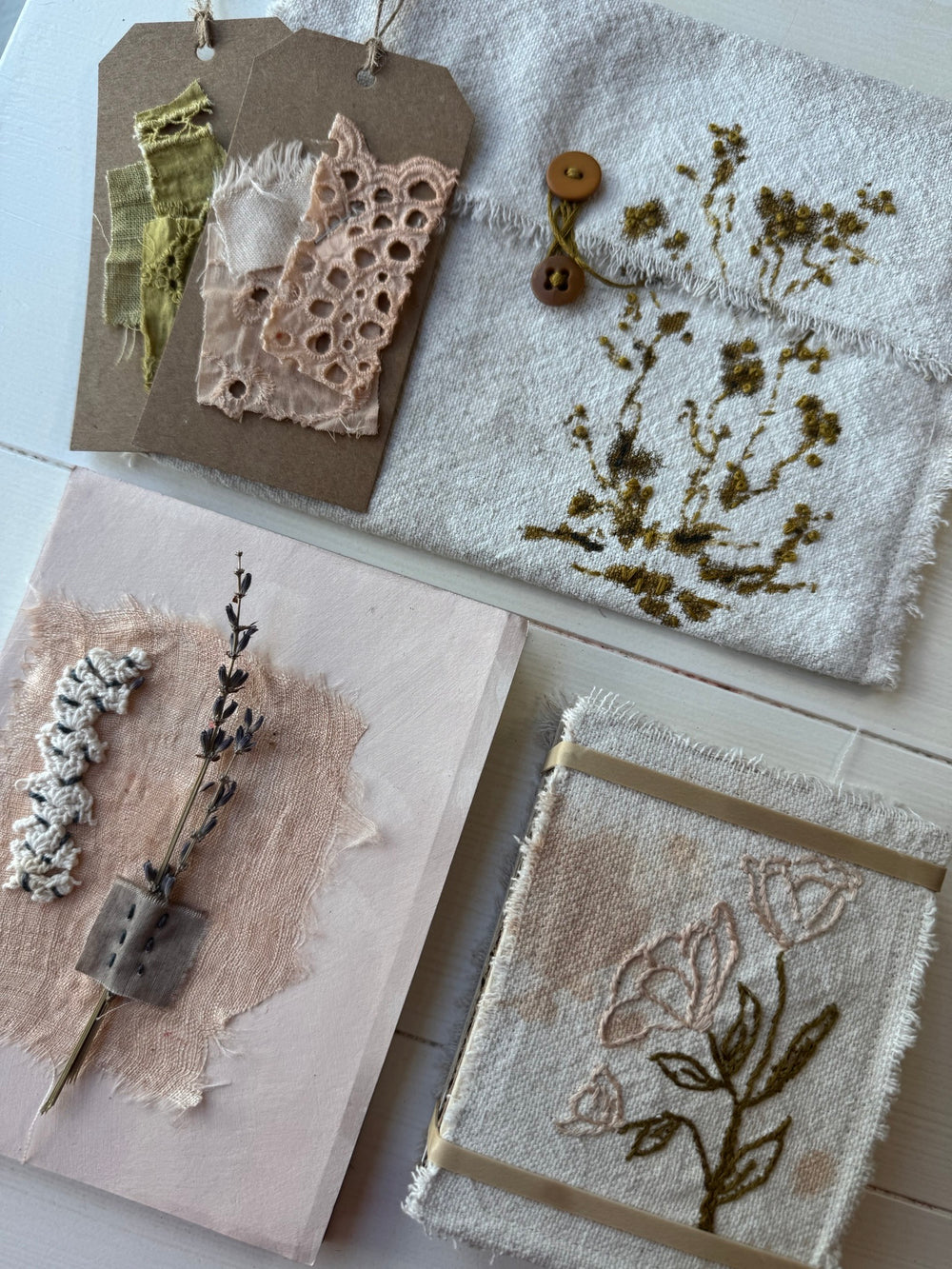 Curated Treasures art workshop examples