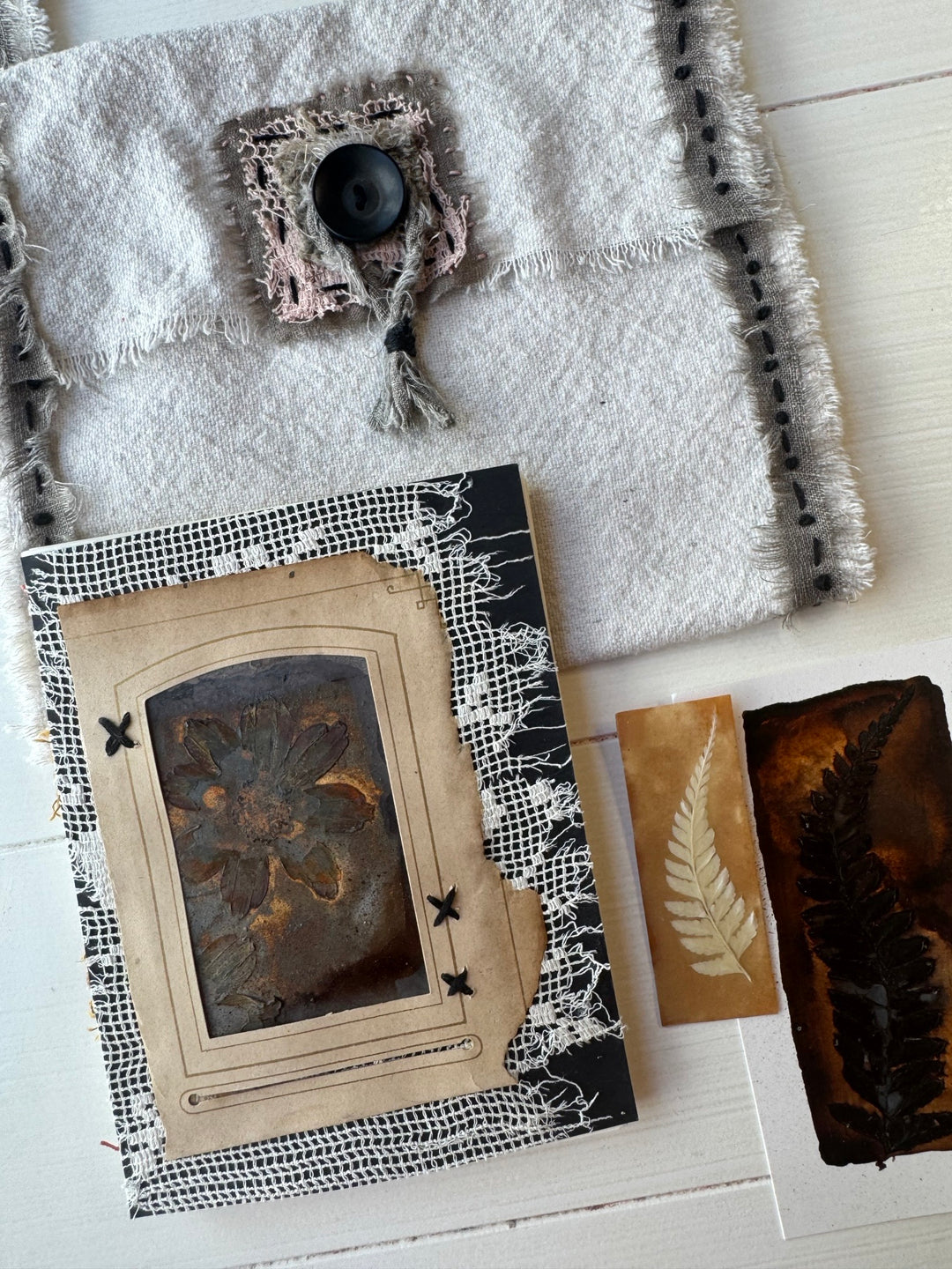 Curated Treasures art workshop examples