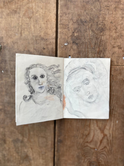 Exploring portraiture in an art journal
