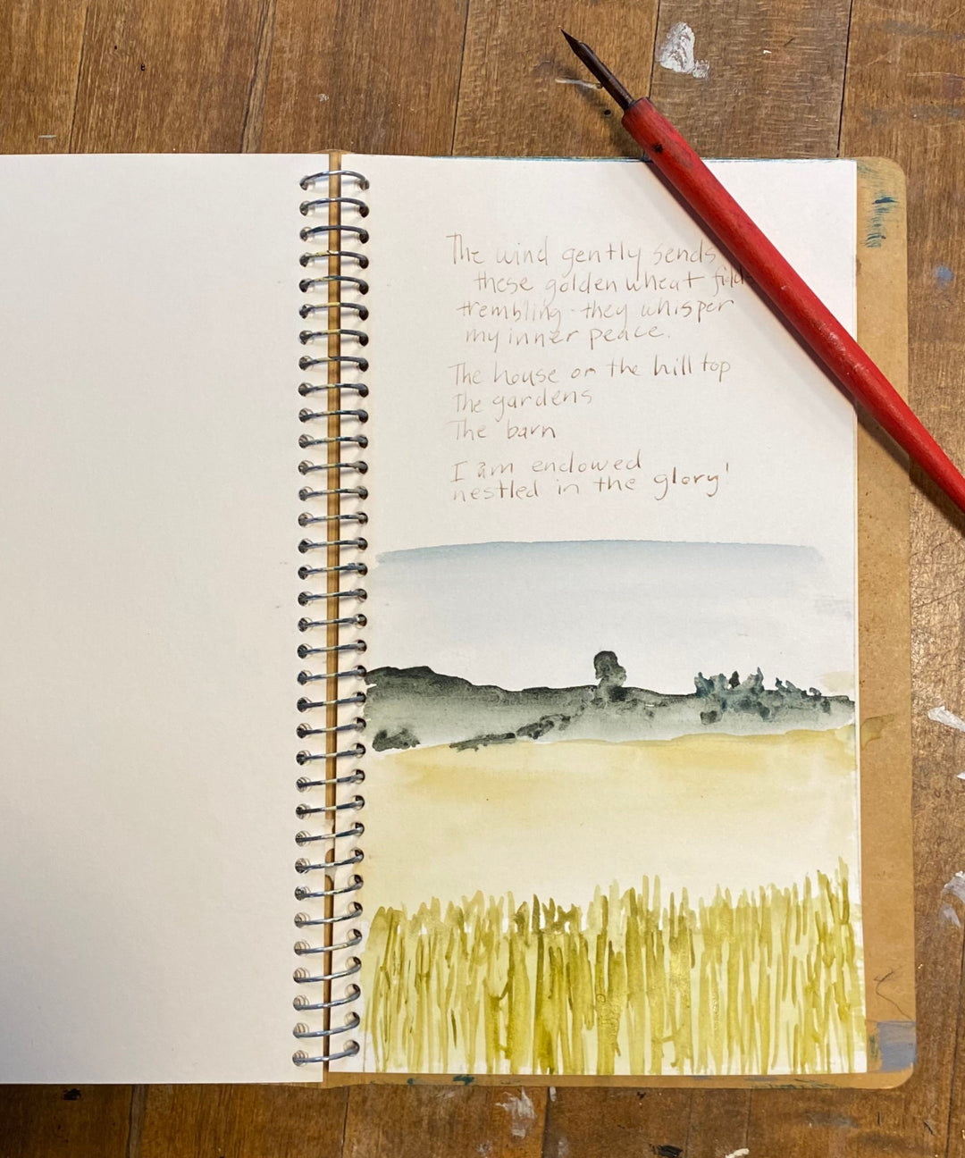 Poetry and place in an artist's sketchbook