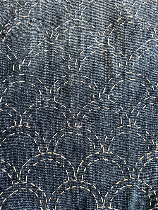 Shashiko embroidery technique