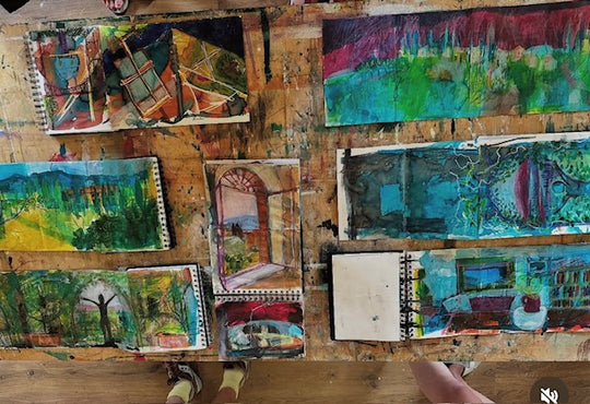 Elaine Speirs sketchbook examples