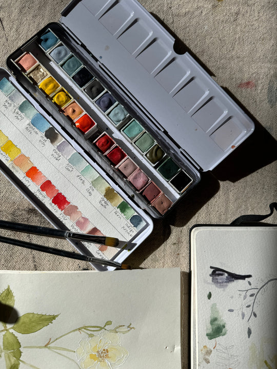 The inspired journal art workshop palette