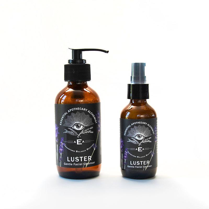 Luster facial cleanser