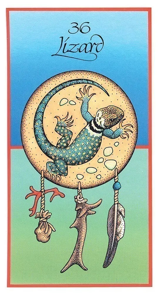 Medicine cards - LIzard