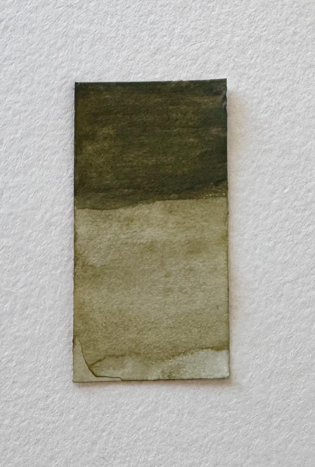 Moss handmade watercolor swatch