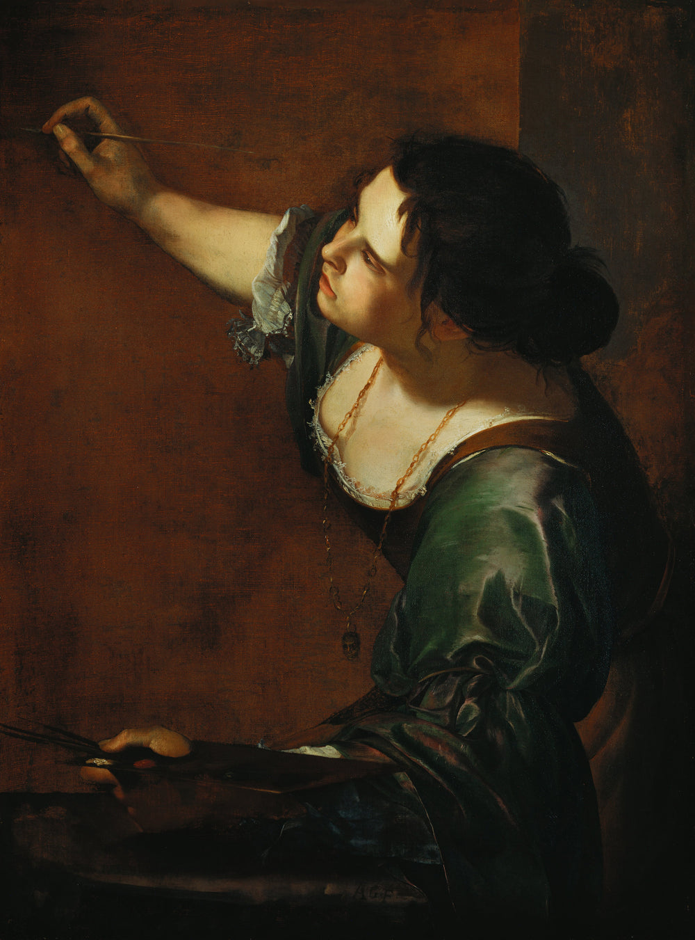 Artemisia Gentileschi self portrait