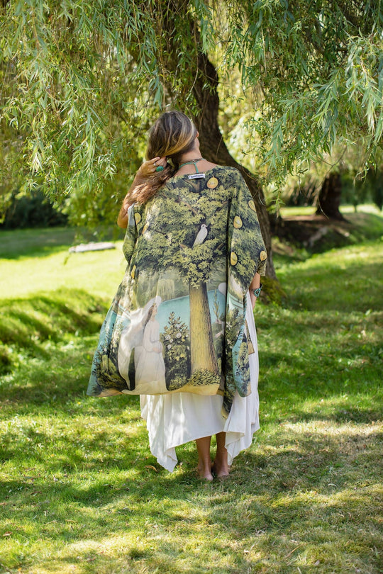 Tree of life goddess kimono duster robe