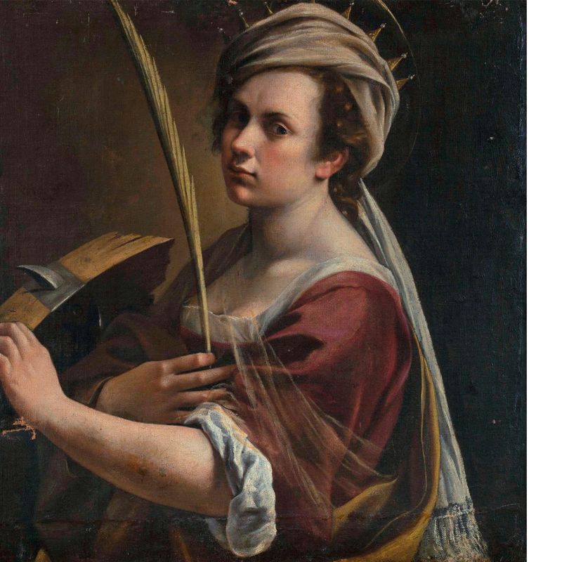 portrait by Artemisia Gentileschi
