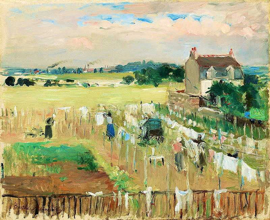 Landscape painting by Berthe Morisot