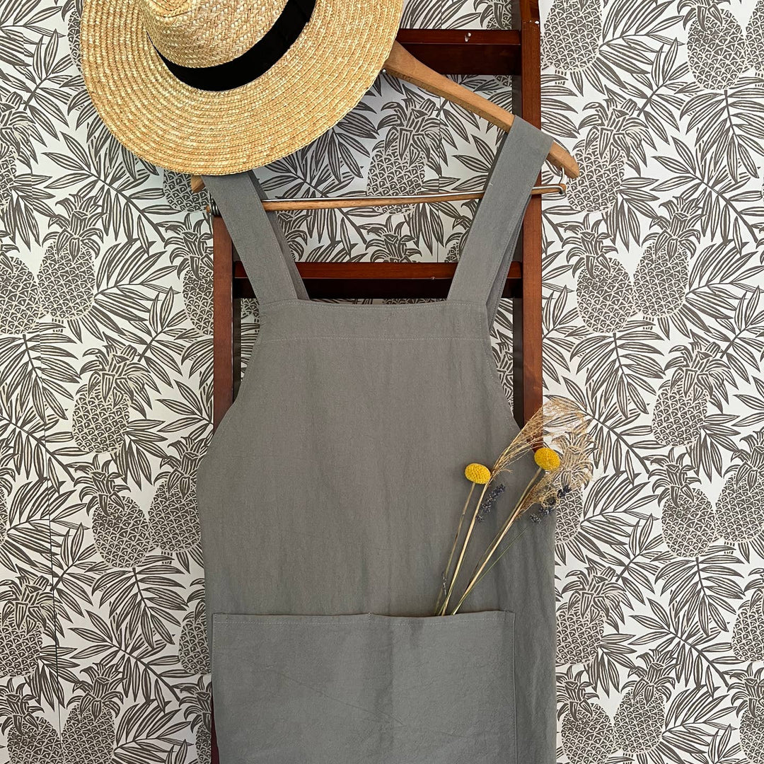 cotton cross back apron