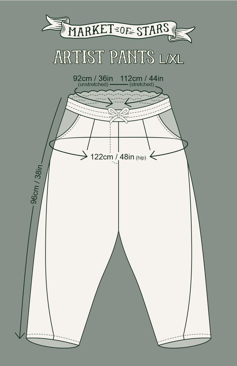 Market of Stars Artist Pant in Still I Rise print