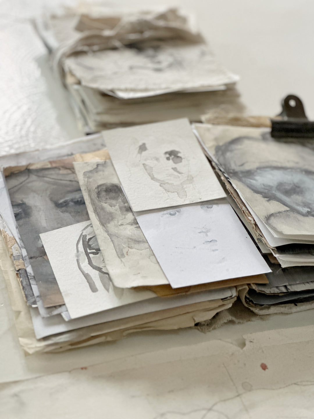 Jeanne Oliver Portraits In The Raw sketchbook