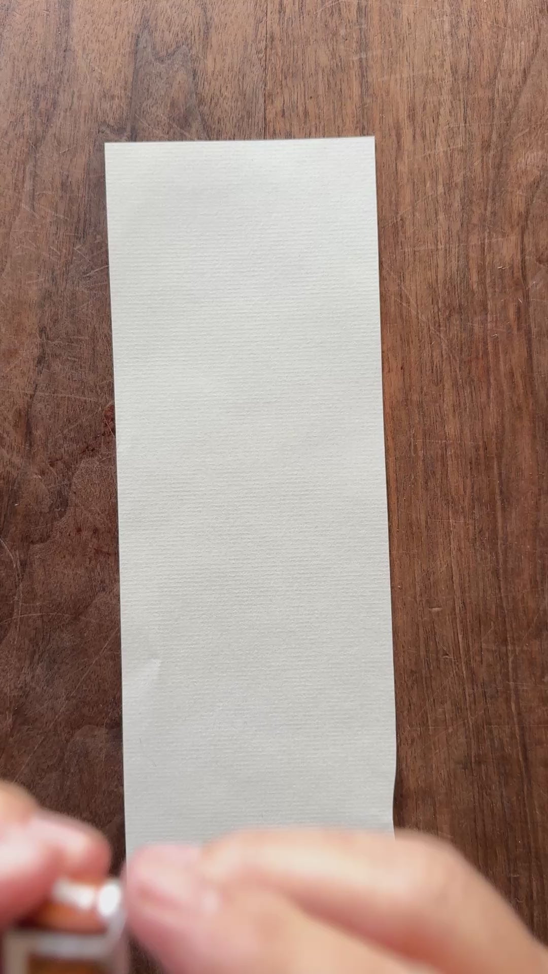Terracotta watercolor swatch