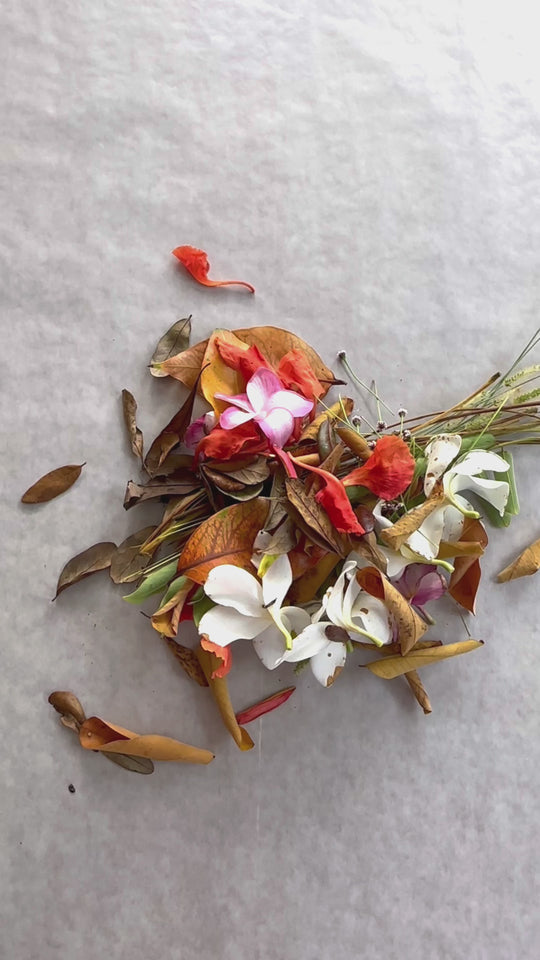 Sara Schroeder creates a floral mandala