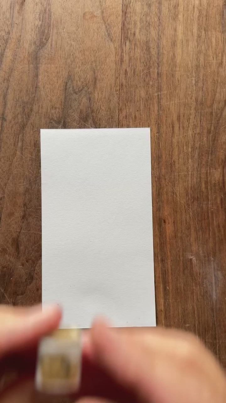 Sepia watercolor swatch