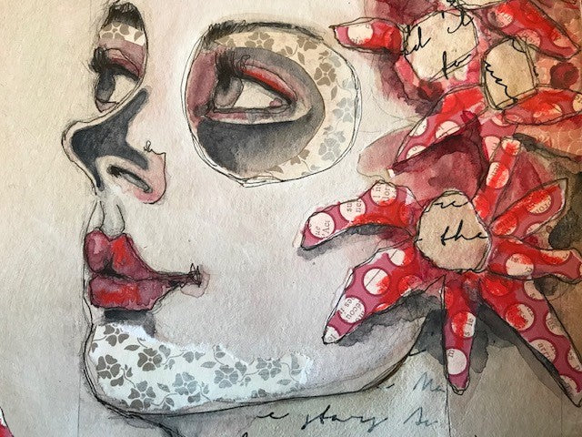 Sage Shapes Detail - work by Deanna Wilson