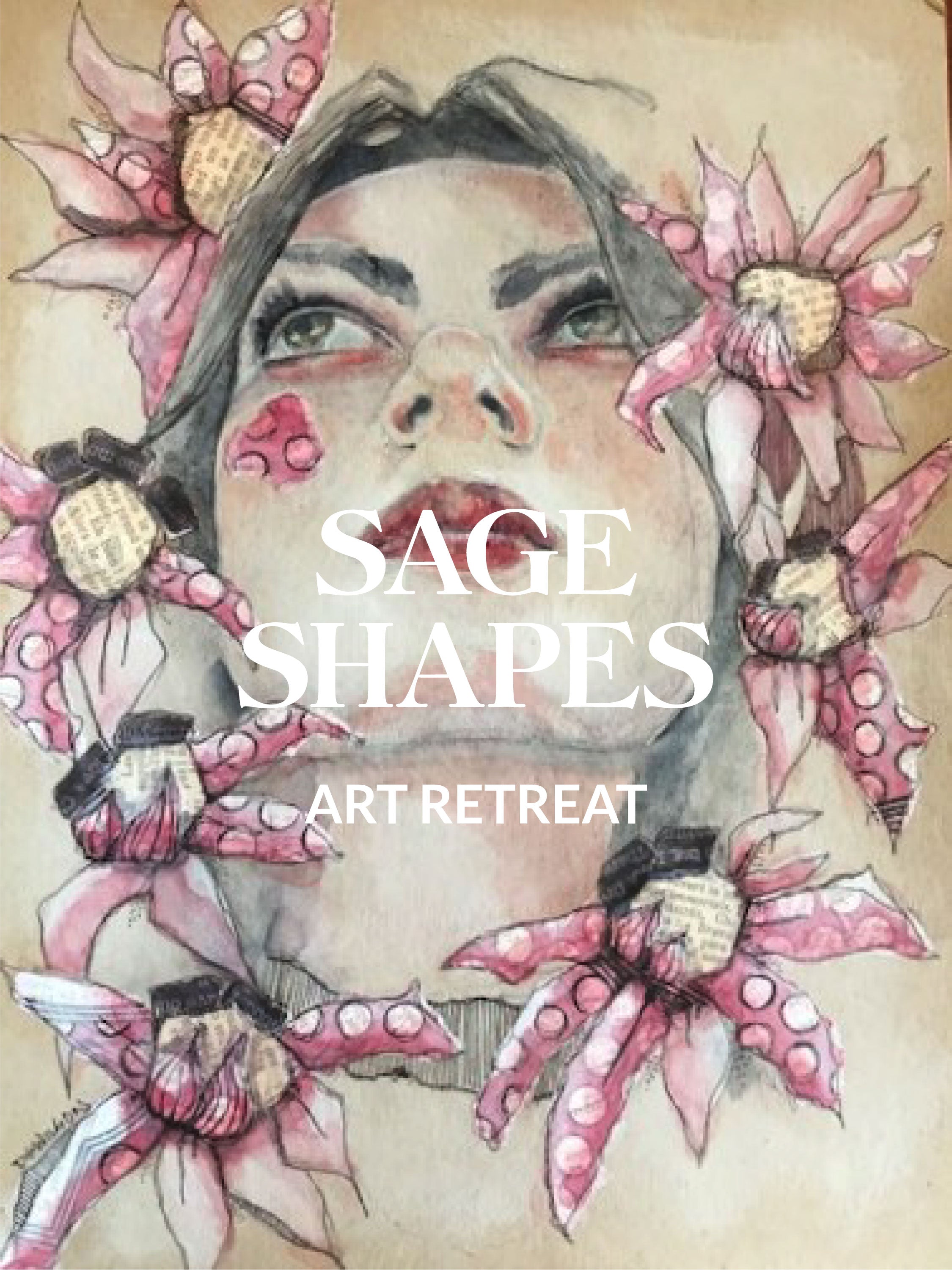 Sage Simple Shape Sage Shapes | A Drawing & Painting Retreat September 7th-10th, 2023 ...